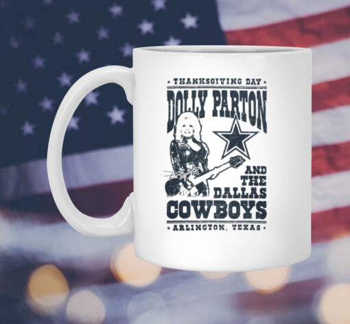 Dolly Parton Dallas Cowboys Sweatshirt Mug