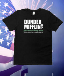 Dunder Mifflin Inc Christmas Party 2005 Presented By The Party Planning Committee T-Shirt