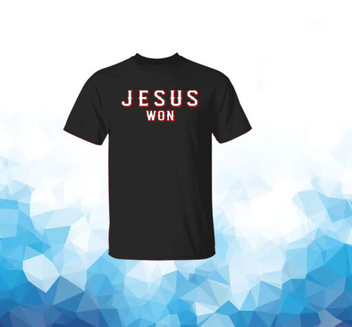 Evan Carter Jesus Won Tee Shirts