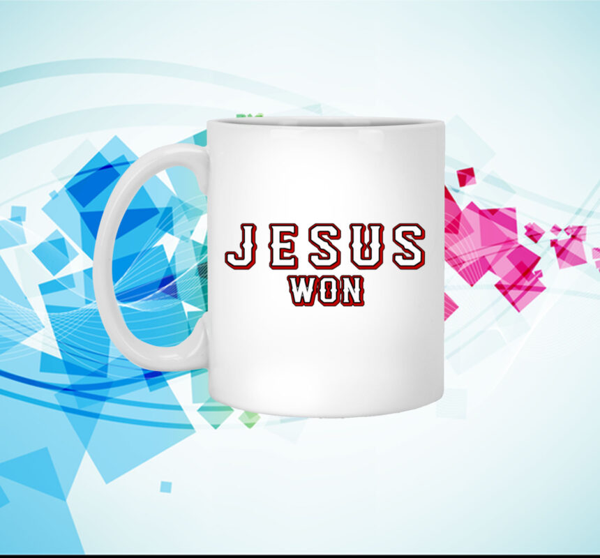 Evan Carter Jesus Won Mug