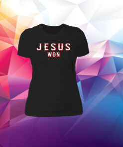 Official Evan Carter Jesus Won Womens Shirt