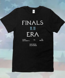 Gotham Fc 11.11 Finals Era Tee Shirts