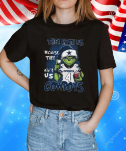 Grinch They Hate Us Because They Ain’t Us Cowboys TShirt