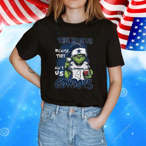 Grinch They Hate Us Because They Ain’t Us Cowboys TShirt