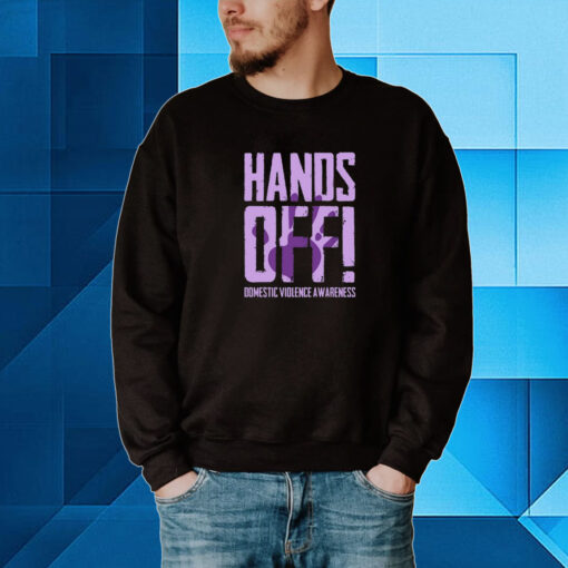 Hands Off Domestic Violence Awareness Tee Shirt