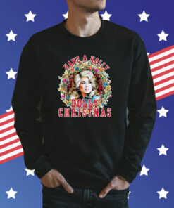 Have A Holly Dolly Christmas Light Up Dolly Parton Sweatshirt