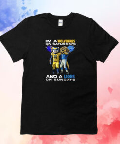 I’m A Wolverines On Saturdays And A Lions On Sundays Tee Shirt