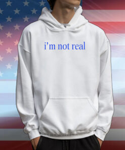 I'm Not Real Hoodie T-Shirt