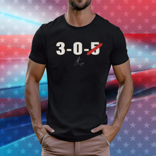 Official Jordan Travis 3-0-5 Wht T-Shirt