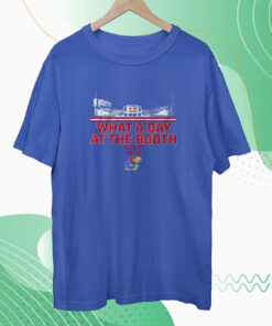 Kansas Football: What A Day At The Booth Tee Shirt