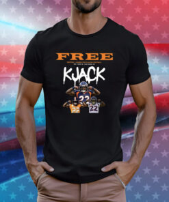 Kareem Jackson Free Kjack Serving 4 Games For Playing Football T-Shirt