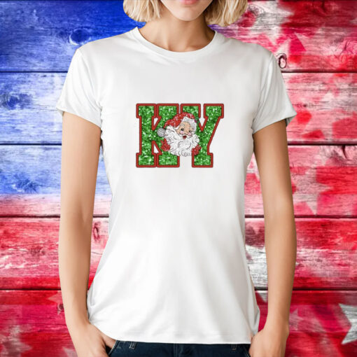 Kentucky Christmas Print Casual TShirt