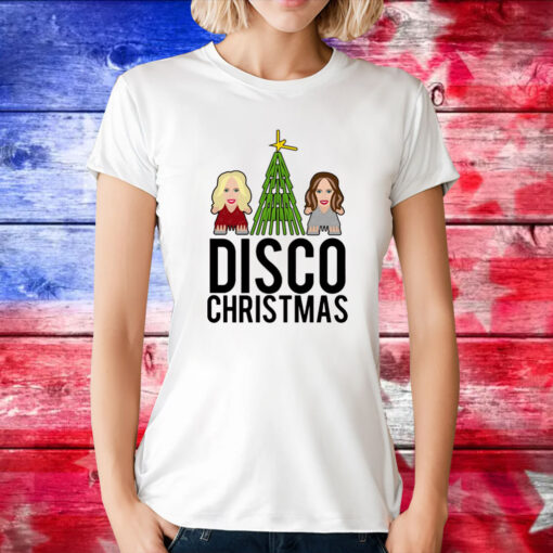 Kylie & Dannii Disco Christmas TShirt