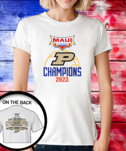 Purdue Boilermakers 2023 Maui Invitational Champions Hoodie TShirt