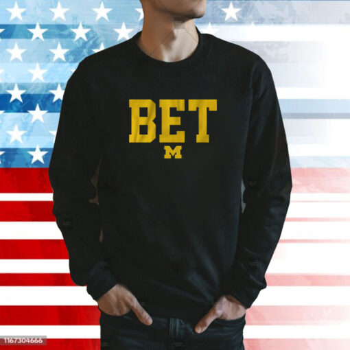 Official Michigan Football BET Tee Shirt