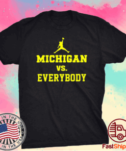 Official Michigan Vs Everybody Jordan T-Shirt