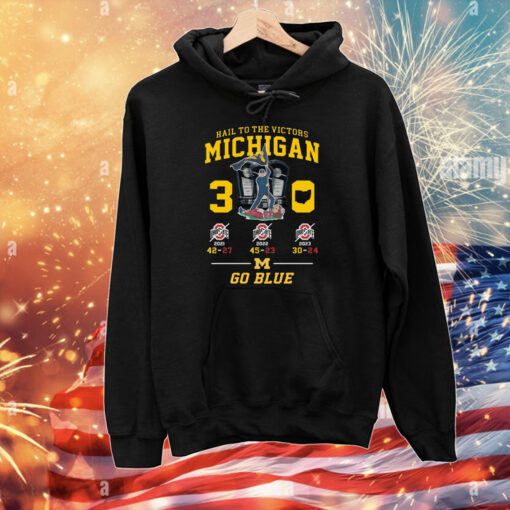 Michigan Wolverines B10 East 3-0 Ohio State Shirts