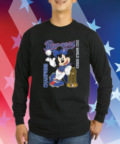 Mickey Mouse Rangers 2023 World Series Champions Sweatshirts