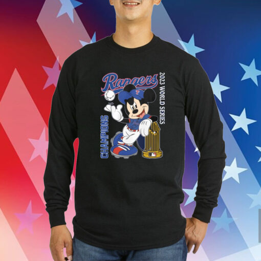 Mickey Mouse Rangers 2023 World Series Champions Sweatshirts