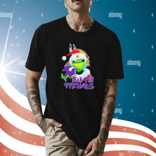 Minnesota Vikings Grinch Fear The Christmas 2024 Shirt