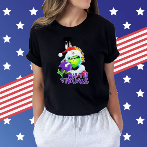 Minnesota Vikings Grinch Fear The Christmas 2024 Shirts