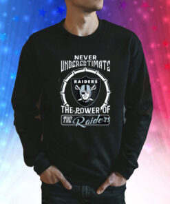 Never Underestimate The Power Of The Las Vegas Raiders Sweatshirt