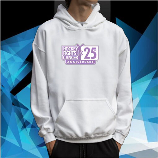 Nhl Fanatics Branded Hockey Fights Cancer 25th Anniversary TShirt Hoodie