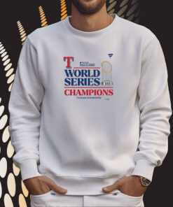 Rangers 2023 World Series Champions Locker Room Tee Shirt