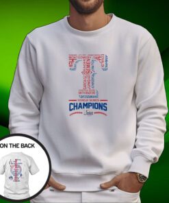 Rangers World Series Champs 2023 Texas Baseball Tee Shirt