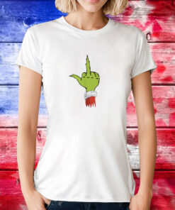 Rare Dr. Seuss Grinch Middle Finger TShirt