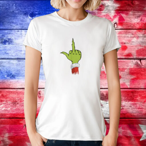 Rare Dr. Seuss Grinch Middle Finger TShirt