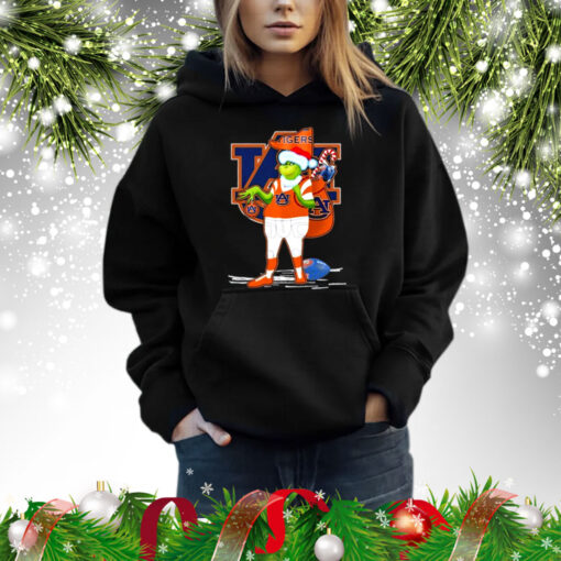 Santa Grinch Auburn Tigers Gift Christmas 2024 Shirts