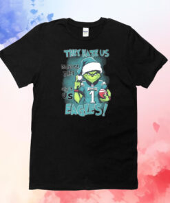 Santa Grinch They Hate Us Because Ain’t Us Eagles Christmas T-Shirt