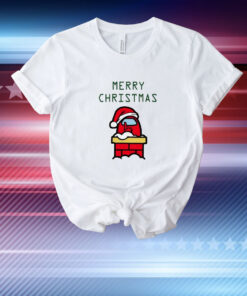 Santa Red Among Us Merry Christmas Hoodie Shirts