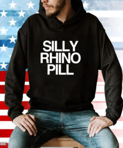 Silly Rhino Pill Hoodie T-Shirt