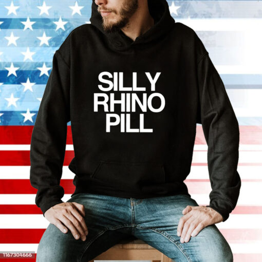 Silly Rhino Pill Hoodie T-Shirt