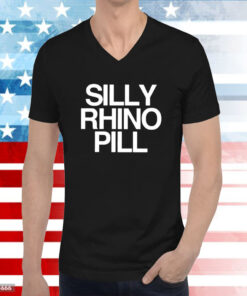 Silly Rhino Pill Hoodie T-Shirts