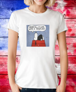 Snoopy Never Fall In Love With A Snowflake T-Shirts