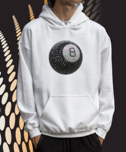 Studded Lucky 8 Ball TShirt Hoodie