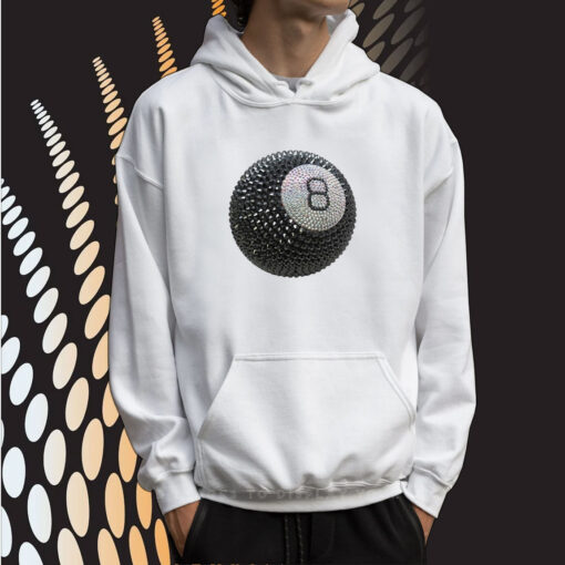 Studded Lucky 8 Ball TShirt Hoodie