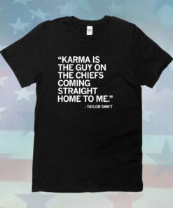 TAYLOR SWIFT KARMA QUOTE HOODIE T-SHIRT