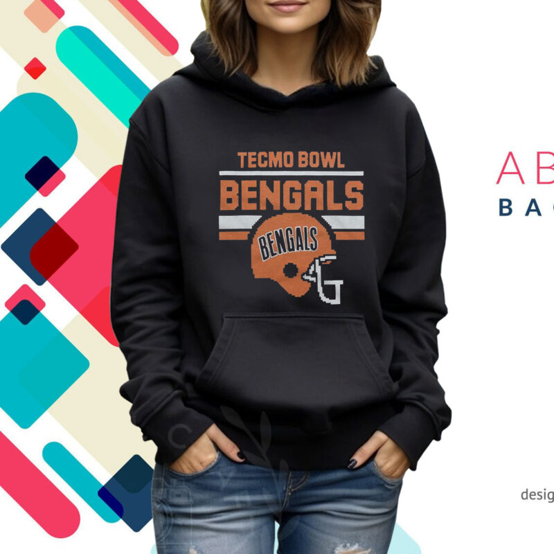 Tecmo Bowl Cincinnati Bengals T-Shirt Hoodie