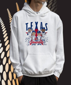 Texas Baseball: World Champions Caricatures TShirt Hoodie