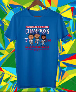 Texas Rangers 2023 World Series Champions Star Players Tee Shirt