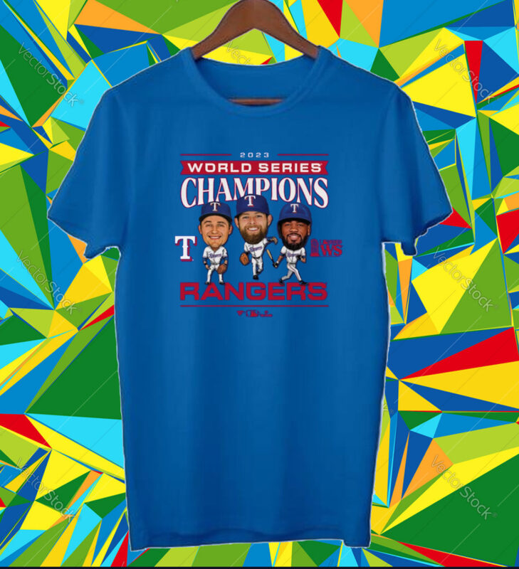 Texas Rangers 2023 World Series Champions Star Players Tee Shirt