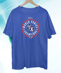 Texas Rangers 2023 World Series Champions Stealing Home Tee Shirt