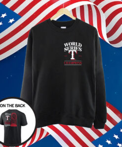 Texas Rangers Fanatics Branded 2023 World Series Champions Signature Roster Tee Shirt