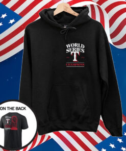 Texas Rangers Fanatics Branded 2023 World Series Champions Signature Roster TShirt Hoodie