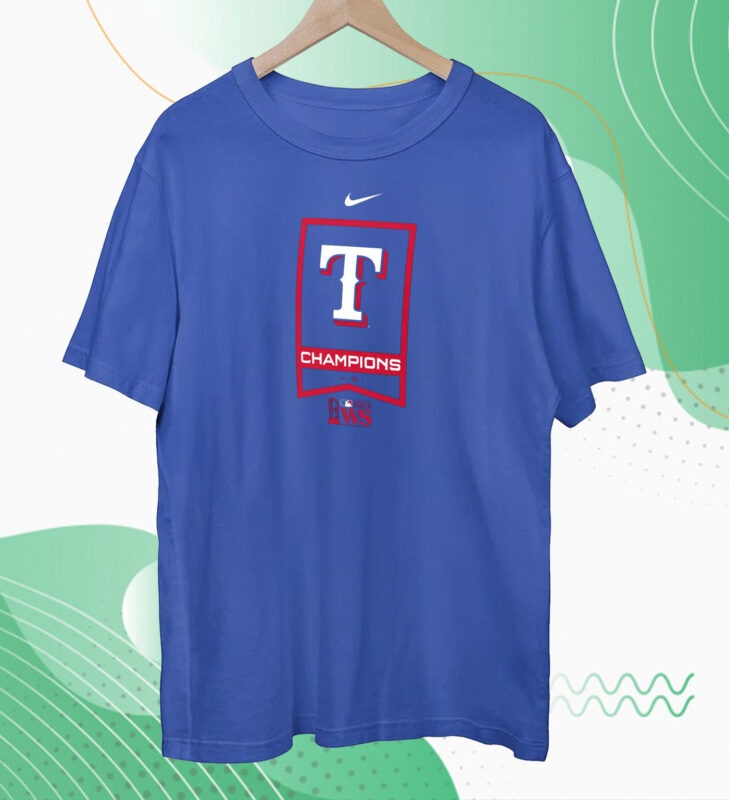 Texas Rangers Nike 2023 World Series Champions Banner Unisex Shirt