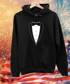 Tstars Black Bow Tie Suit T-Shirts